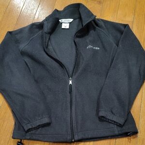 Columbia Black Full-Zip Fleece Jacket
